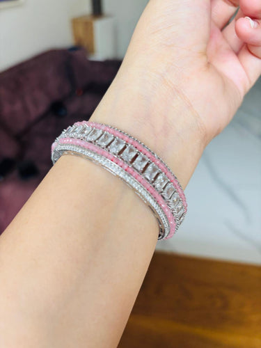 Semi Precious Kada Bangle